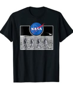 Astronaut Moon Crossing NASA T-Shirt NF