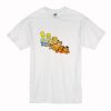 Bart Simpson And Garfield T-Shirt NF