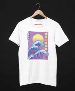 Big Wave Vaporwave T-Shirt NF