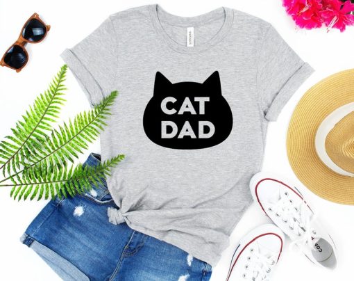 Cat Dad T Shirt NF