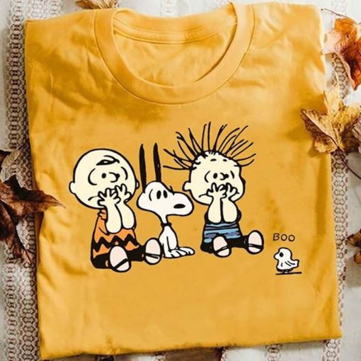 Funny Boo Scared Halloween T-Shirt NF