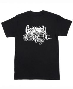 Gas Monkey Garage Black CAR 31 Hot Rod T Shirt NF