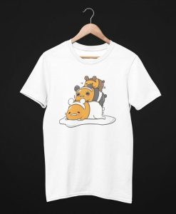 Gudetama Bear Cuddle Cute T-Shirt NF