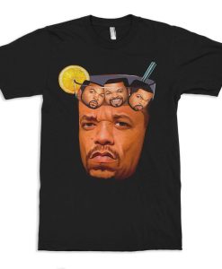Ice-T with Ice Cube Funny Rap T-Shirt NF