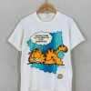 Vintage 80’s Garfield Only Thing Active Is My Imagination t shirt NF