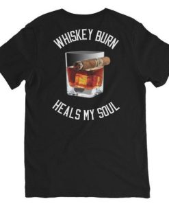 Whiskey burn t shirt back NF