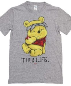Winnie The Pooh Thug Life T-shirt NF