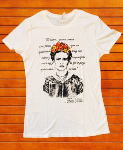 Frida Kahlo Poema T Shirt NF