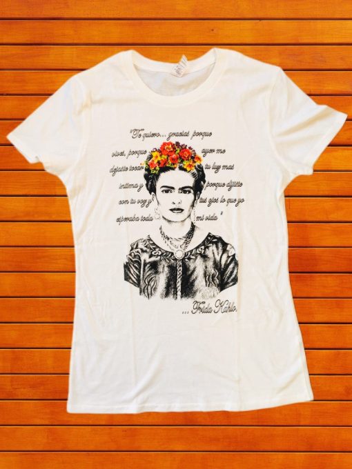 Frida Kahlo Poema T Shirt NF