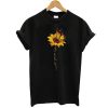 Sunflower Butterfly never give up t shirt NF