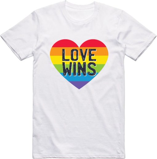 Heart Love Wins t shirt NF