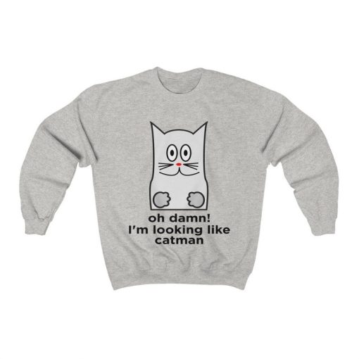 Not Catman Unisex Heavy Blend Crewneck Sweatshirt NF