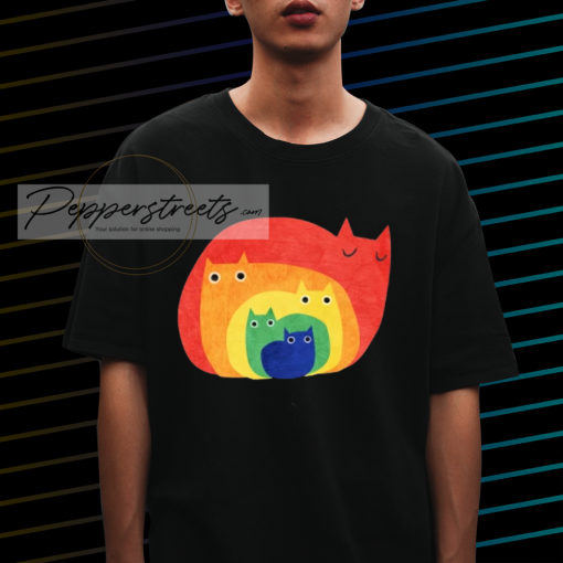 Rainbow cats T-Shirt NF