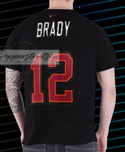 Tom Brady #12 Logo T-Shirt NF