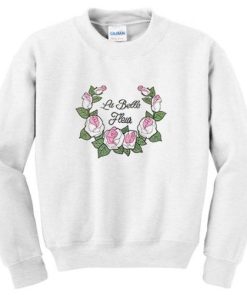 Rose White Sweatshirt NF