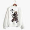 Samurai Illustration Folk Sweatshirt NF