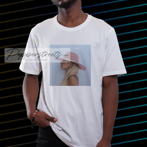 2016 LADY GAGA 'Joanne' Album Promo T-shirt NF