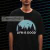 Life Is Good Crusher Funky Outdoor T Shirt NF