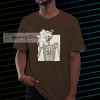 Skeleton Drinking Coffee T-Shirt NF