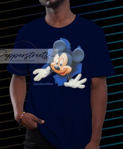 DISNEY DREAMS FLORIDA Mickey Mouse Souvenir Spellout Character Graphic T-Shirt NF