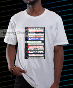 Amy Santiago Sex Tape Collection Video Tapes Brooklyn 99 nine nine Short-Sleeve Unisex T Shirt NF