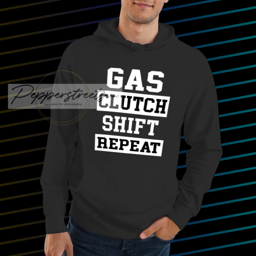 Gas Clutch Shift Repeat Back Hoodie NF