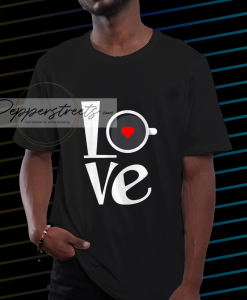 Love Coffee T-Shirt black NF
