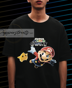 Super Mario Galaxy Nintendo Wii T-Shirt NF