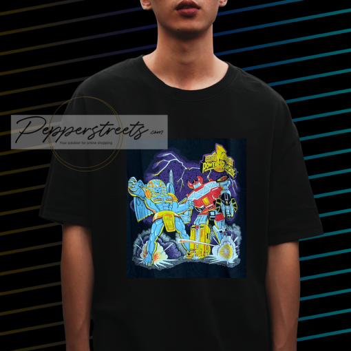 vintage Power Rangers dead cartoon Tshirt NF