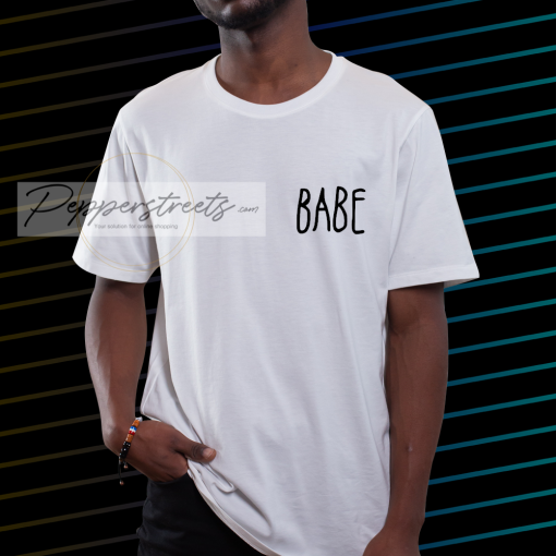 babe pocket print t-shirt NF