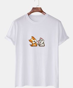 Cartoon-Animal-Printed-T-SHIRT THD