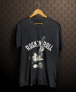 Mickey Mouse Rock 'n' Roll T-Shirt PU27 tpkj1