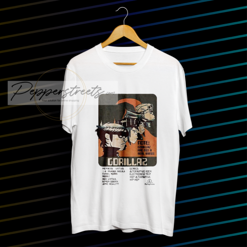 pep Vintage Gorillaz T-Shirt