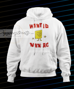 Wanted Maniac SpongeBob Hoodie