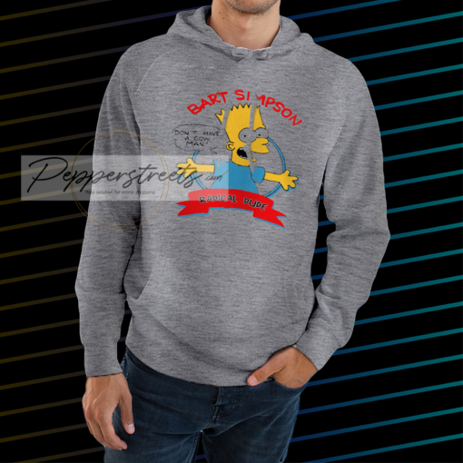 Bart Simpson Don't have a cow man HOODIE