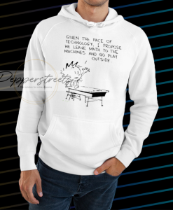 Calvin And Hobbes Leave Math To The Machines HOODIE