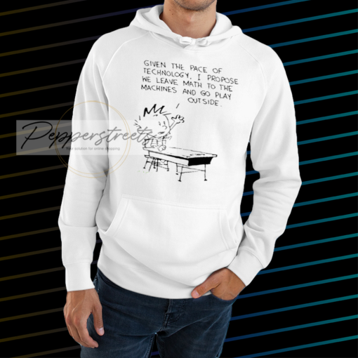 Calvin And Hobbes Leave Math To The Machines HOODIE