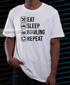 Eat Sleep Bowlinger Repeat Husband Tshirt