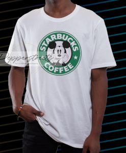 Starbucks Mickey Mouse pink t-shirt