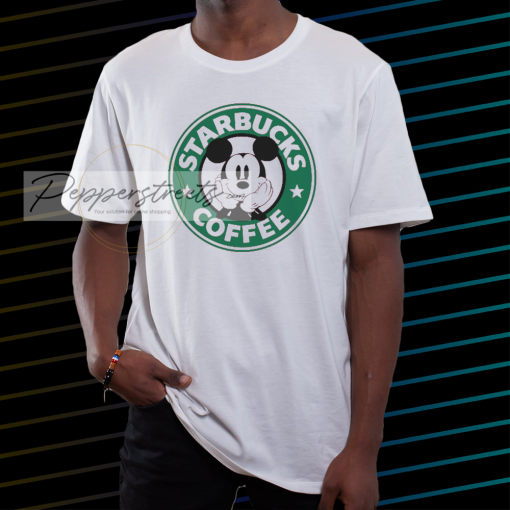 Starbucks Mickey Mouse pink t-shirt