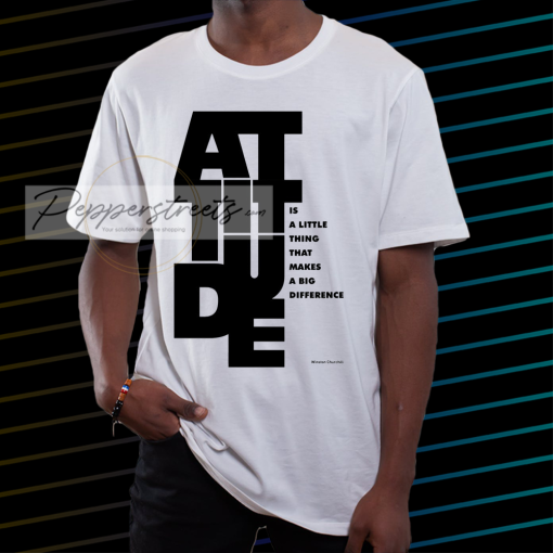 Attitude Winston Churchill Inspirational T-Shirt