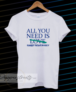 All You Need Is Sweet Tight Pussy T-shirt