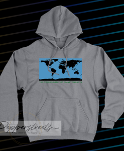 the world's greatest planet hoodie (grey)