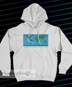 the world's greatest planet hoodie (white)