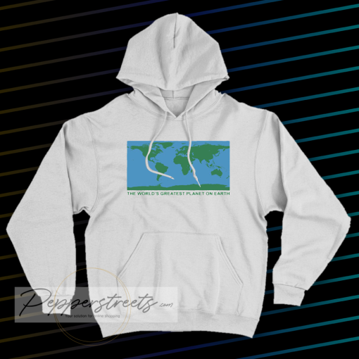 the world's greatest planet hoodie (white)