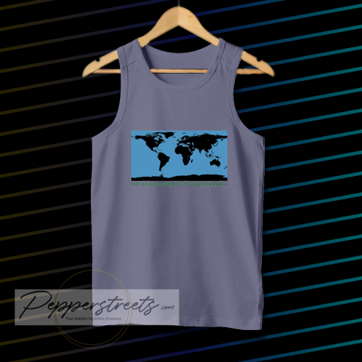 the world's greatest planet tanktop (grey)