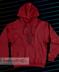 think hippie thoughts hoodie