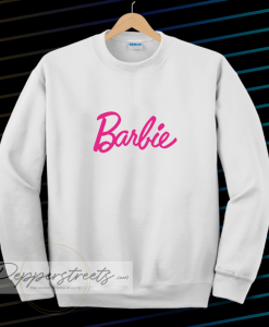 Barbie Logo white sweatshirt