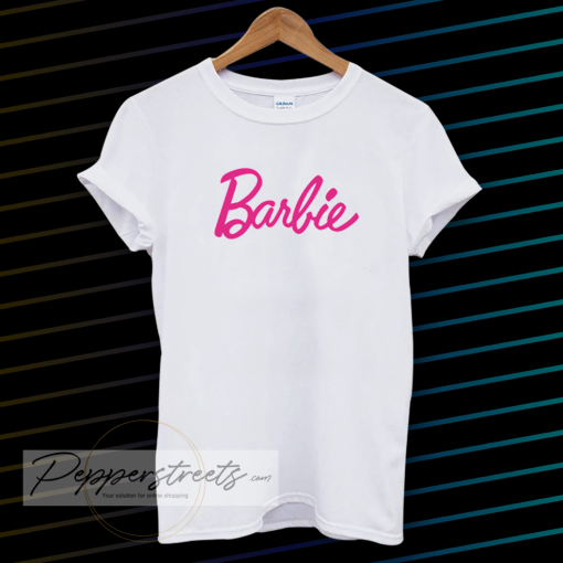 Barbie Logo white t-shirt