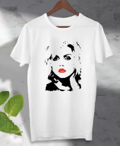 Blondie Debbie Harry Poster Red Lips T Shirt